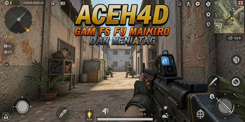 Screenshot ACEH4D menampilkan aksi menembak yang mendebarkan.