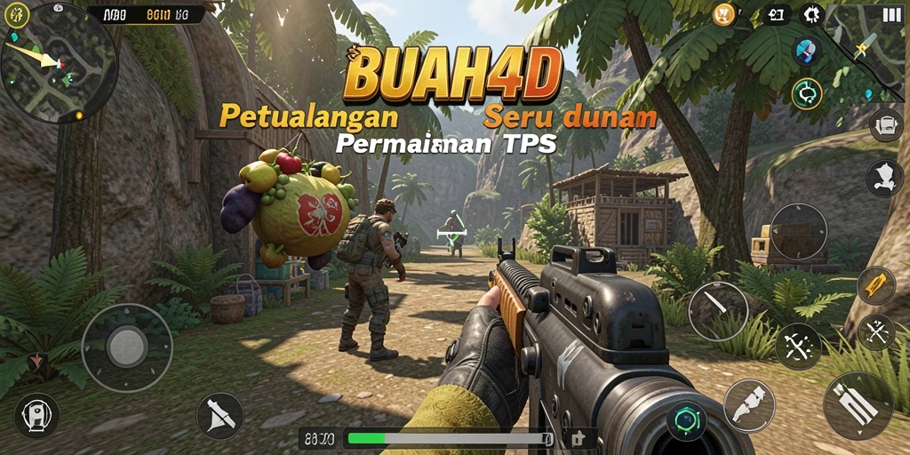 Tampilan seru gameplay BUAH4D yang penuh aksi.