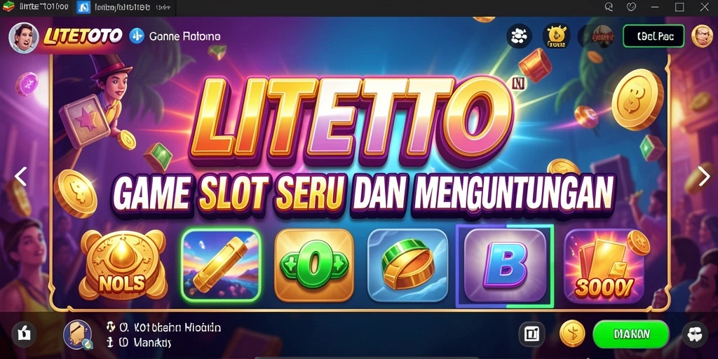 Tampilan Screenshot LITETOTO menampilkan gameplay Slot yang seru.