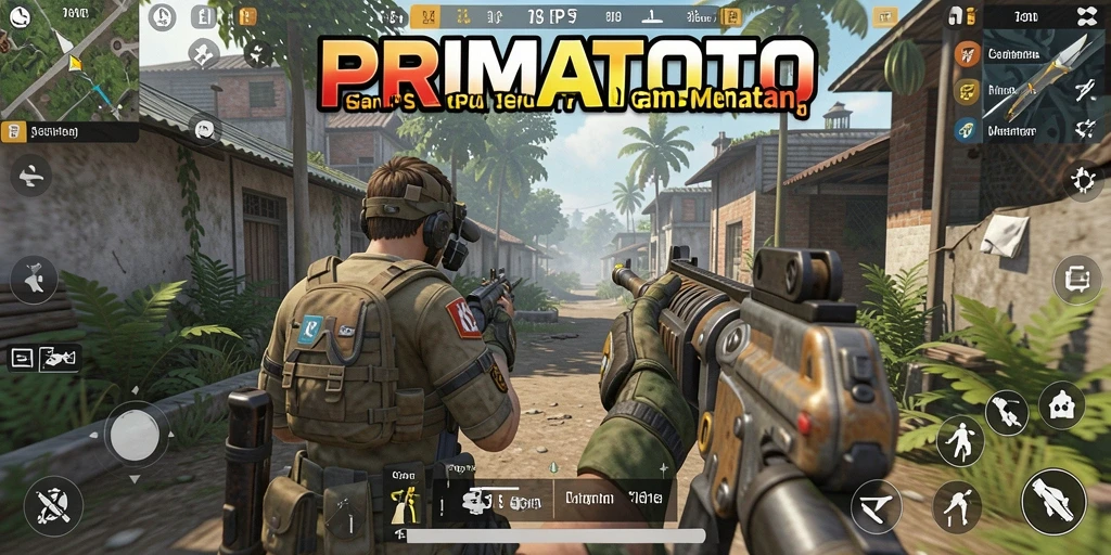 Tampilan gameplay seru dari PRIMATOTO yang menegangkan.