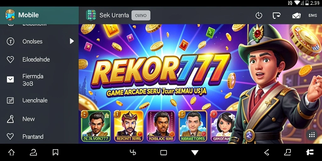 Tangkapan layar gameplay menampilkan keseruan bermain REKOR777.