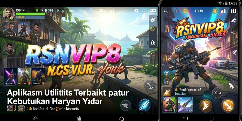 Tampilan antarmuka aplikasi RSNVIP8 yang intuitif dan mudah digunakan.