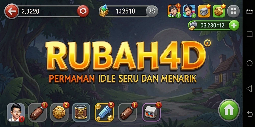 Screenshot gameplay RUBAH4D menampilkan visual yang menarik dan interaksi karakter yang unik.