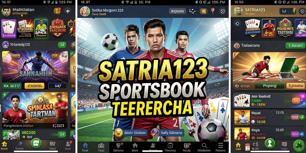 Tampilan utama gameplay Sportsbook di SATRIA123.