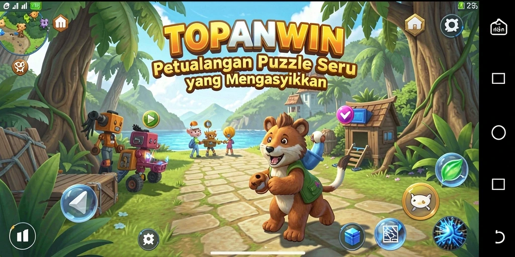 Tampilan gameplay seru dari TOPANWIN yang menantang.