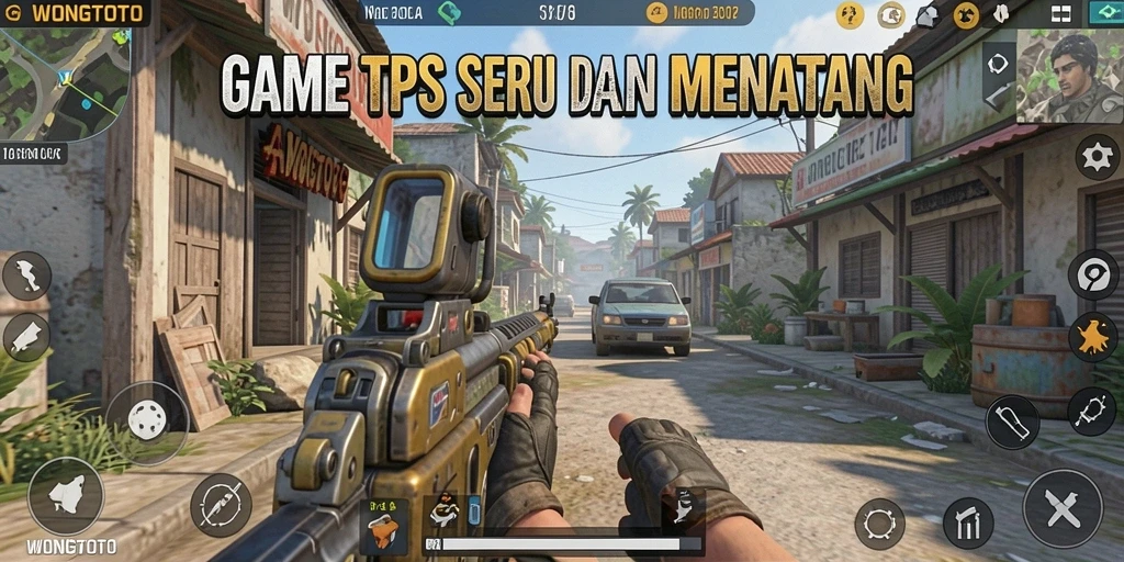 Tangkapan layar dari gameplay WONGTOTO yang menampilkan aksi seru TPS.