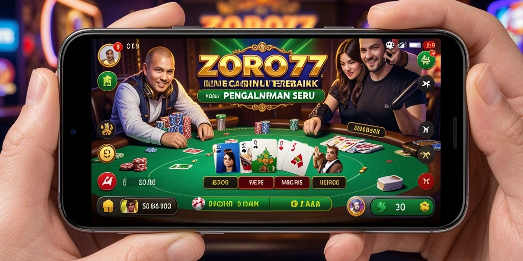 Tampilan gameplay Live Casino yang seru dan interaktif di ZORO77.